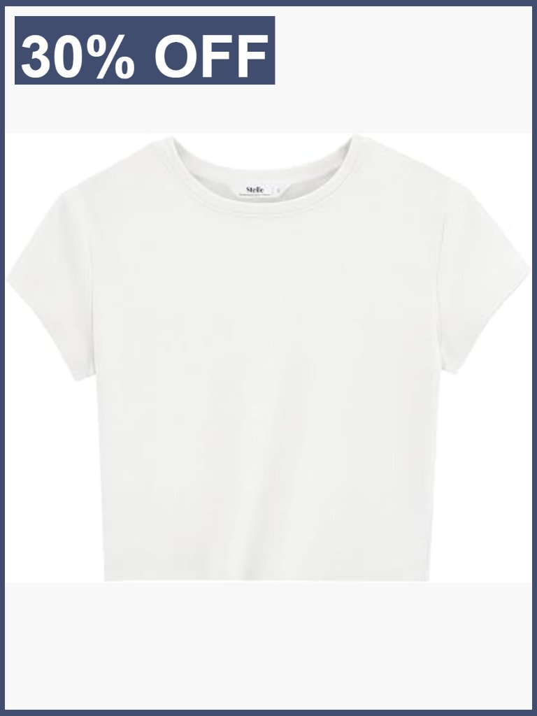 Crop Tops Crewneck Basic T Shirts Cute Going Out Baby Tee